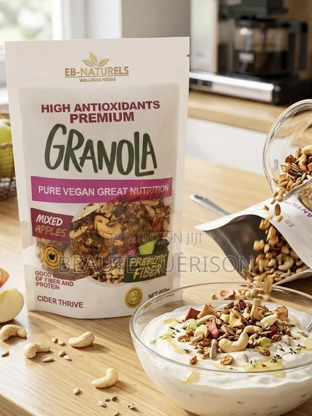High Antioxidant Premium Granola With Apples,Cashews,Sunflower Seeds · Photo 1