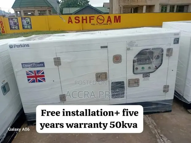 Easy Mobile 50kva Perkins Diesel Silent 50kva Uk Generator · Photo 1