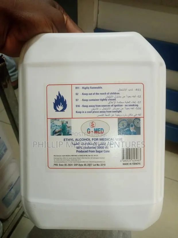 Ethanol 5ltrs (96% Volume) · Photo 1