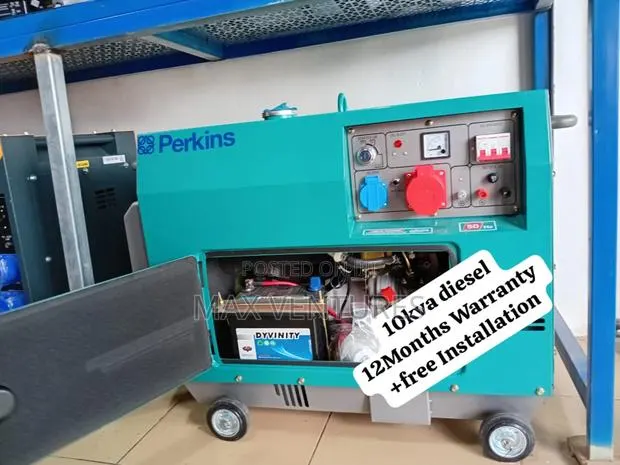Perkins 10kva Diesel Generator Alpha Drive 3phase · Photo 1