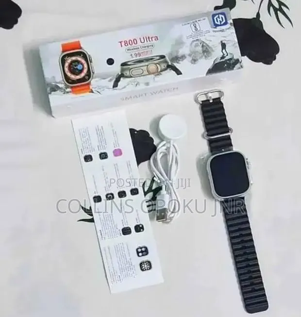 T800 Ultra Smart Watch - Black