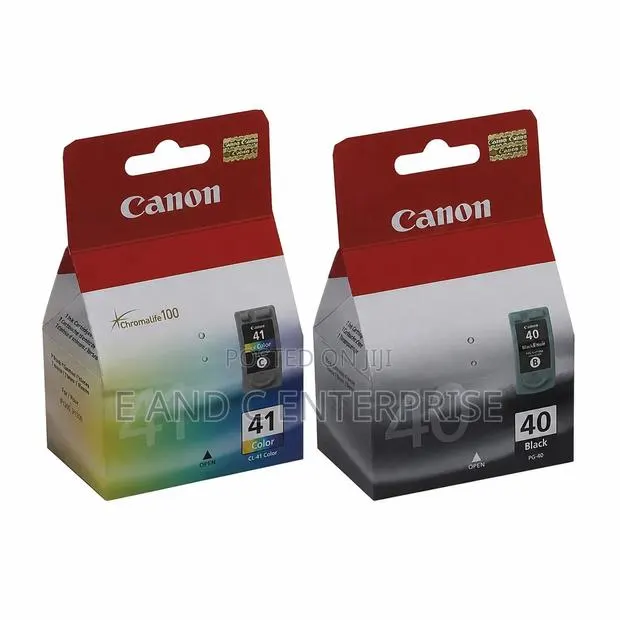 Canon 40/41 Ink Black and Color · Photo 1