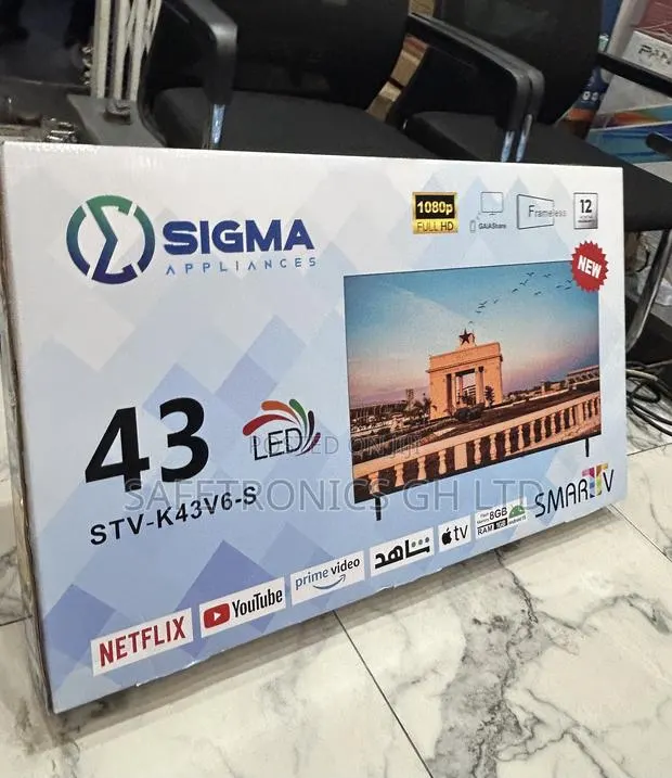 Best Quality 43 Inch Full Hd Smart Sigma Led Display (Sig-K43v6-S) Tv · Photo 1