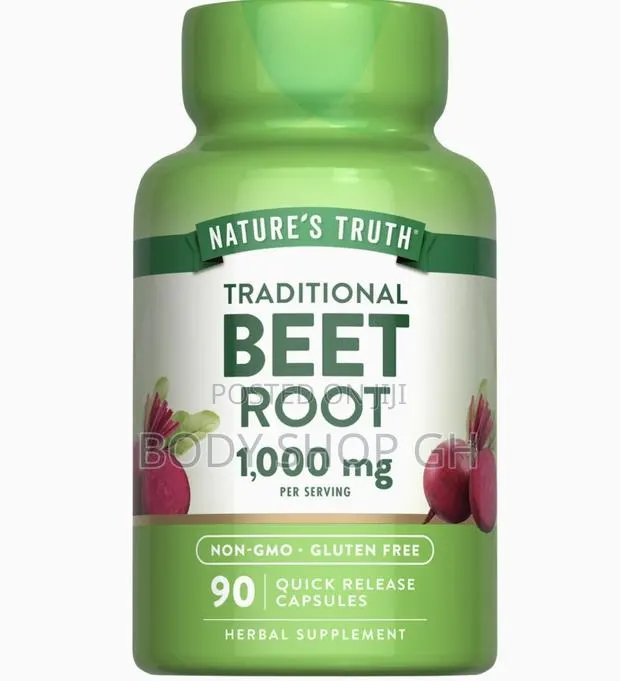 Nature's Truth Beet Root Capsules | 1000mg | 90 Pills | - Nitric Oxide · Photo 1