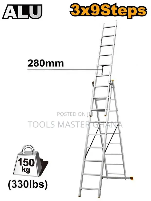 3 Section Extention Ladder # Hlad03391 · Photo 1