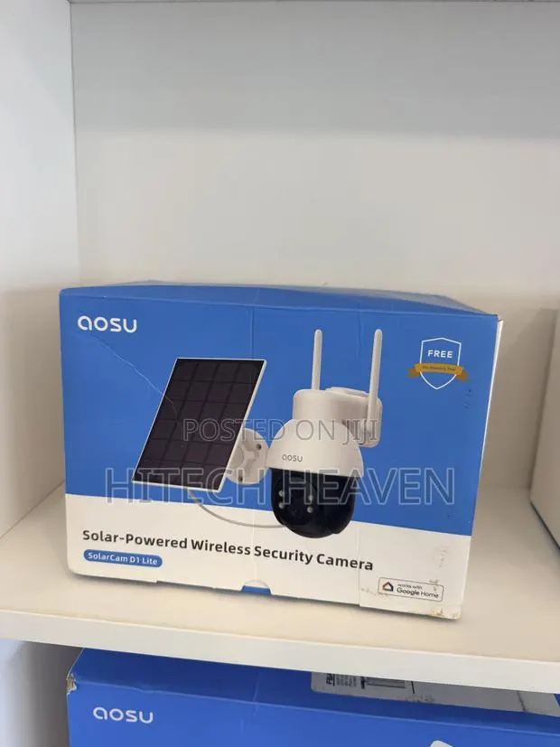 Aosu Security Cameras Wireless Outdoor Solar Powered, 360 Coverage · Photo 1