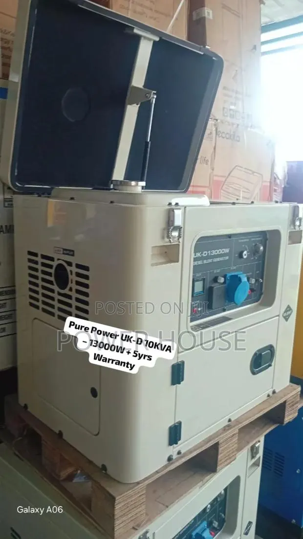 Durable 10kva Uk-D Diesel Generator 13000w – 10kva Strength, 5yrs · Photo 1