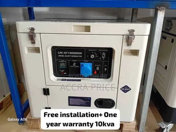 Actual Power Capacity Uk-D 10kva Diesel Gen 10kva Genset · Photo 1