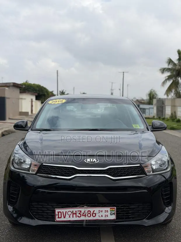 Kia Rio S Sedan 2019 Black · Photo 1