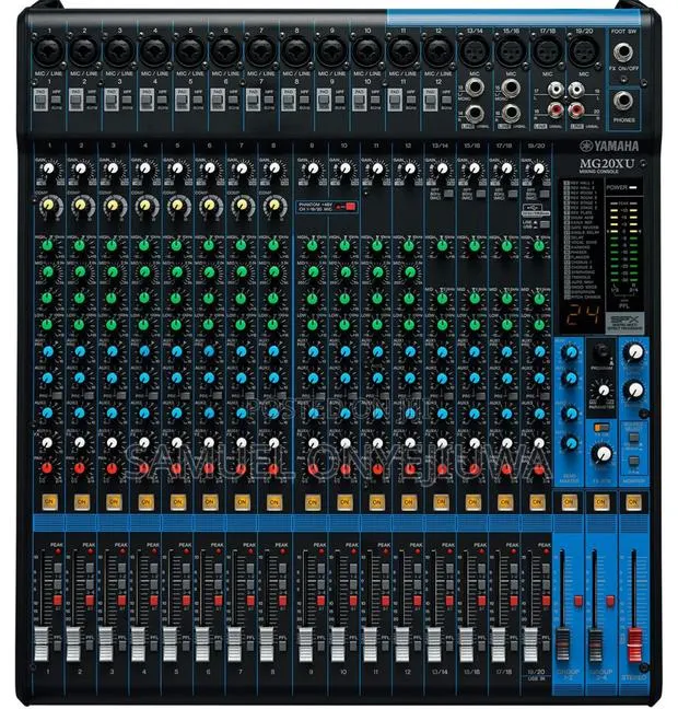 Yamaha Mg20xu 20-Input Mixer With Built-in Fx 2in/2out Usb · Photo 1