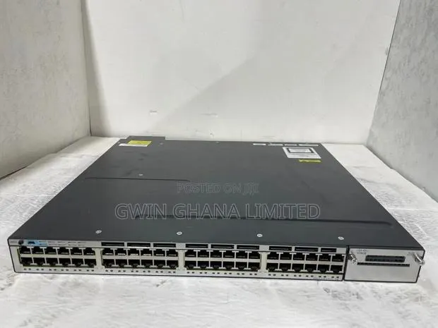 Cisco WS-C3750X-48PF-S 48-Port Gigabit Layer 3 Manged Switch · Photo 1