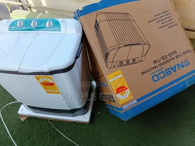 Nasco 5kg Twin Tub Washing Machine – Wash Spin Made Easy · Photo 1