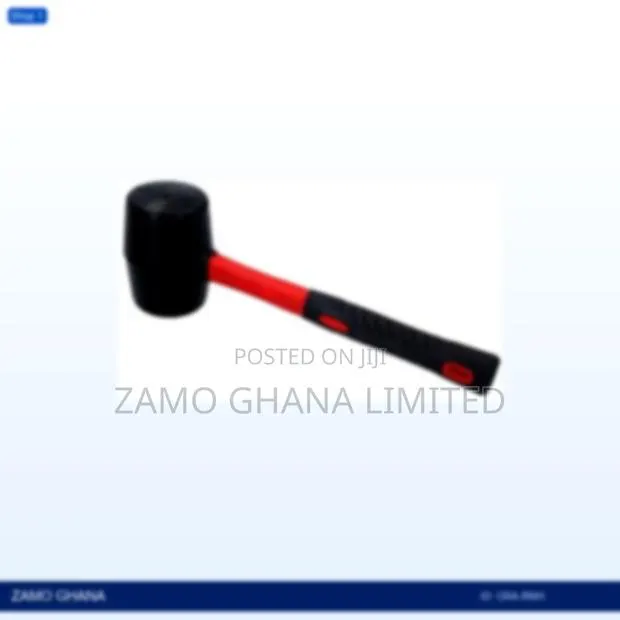 Rubber Mallet Hammer Fibre Glass Handle - Gra-RMH · Photo 1