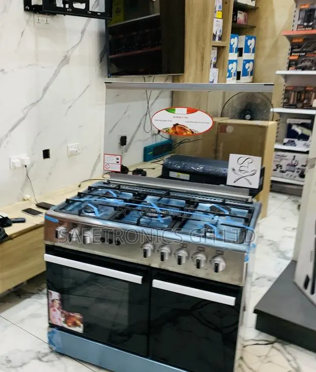 Lastest Best Mediatech 60x90 Freestanding 5 Gas Burner Cooker (Gray) · Photo 1