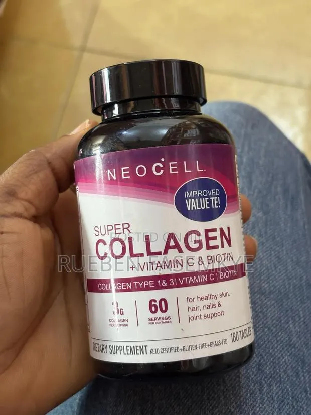 Super Collagen + Vitamin C Biotin 180 Tablets · Photo 1