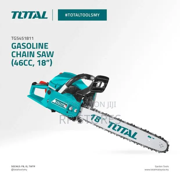 Total Gasoline Chainsaw 18" · Photo 1