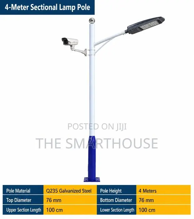 4m Street Lights and Surveillance Pole · Photo 1