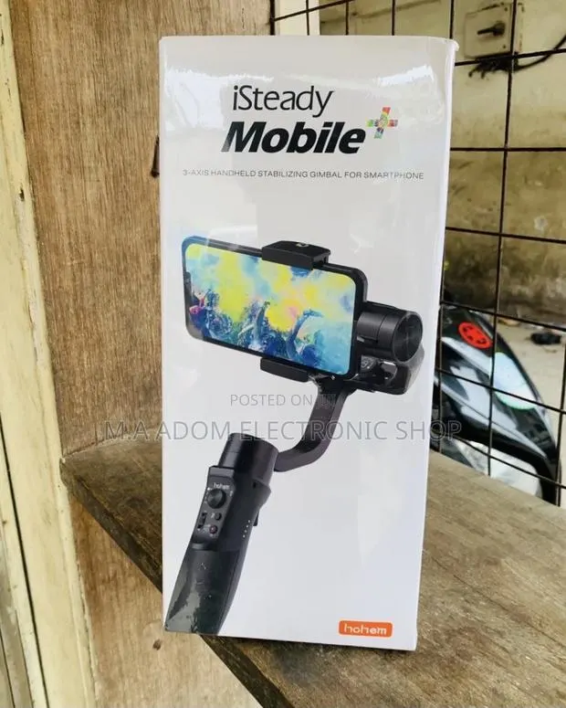Well Design Hohem Isteady 3 Axis Mobile Gimbal(Black) · Photo 1