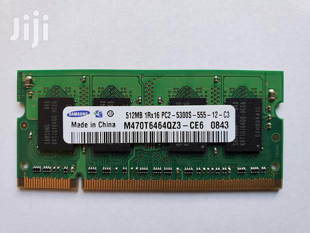 Samsung 512mb RAM Ddr2 Pc2-5300 200-pin Laptop Sodimm · Photo 1