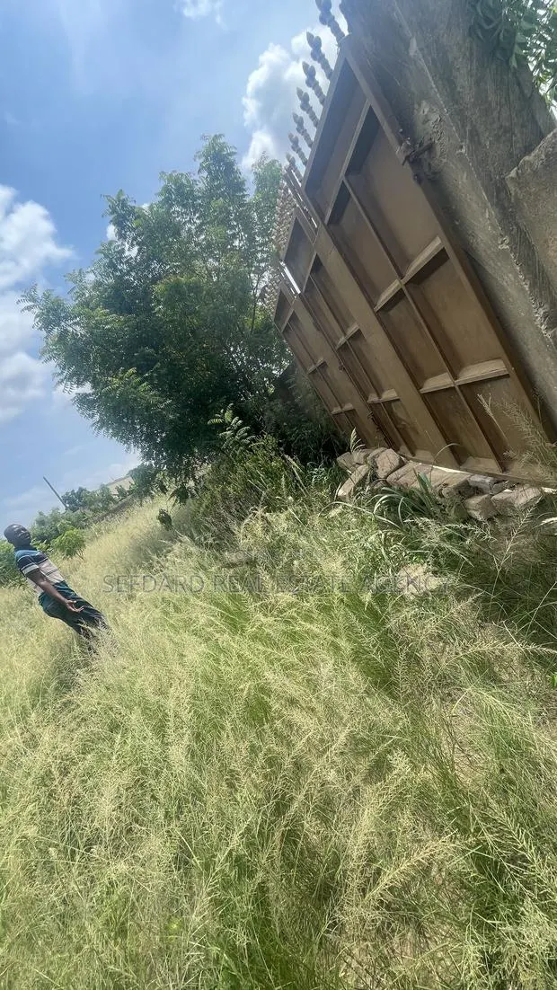Wall and Gated 4 Plots of Land for Sale at Amasaman . · Photo 1