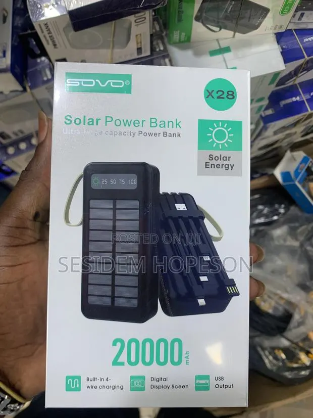 SOVO X28 Solar Power Bank · Photo 1