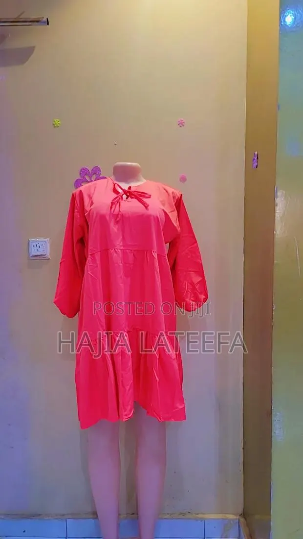 Simple Cotton Short Dress · Photo 1