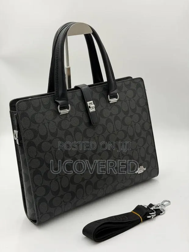 Coach Executive Leather Briefcase Laptop Bag · Photo 1