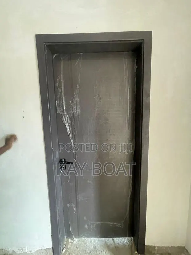 An Installed Gray Like Door · Photo 1