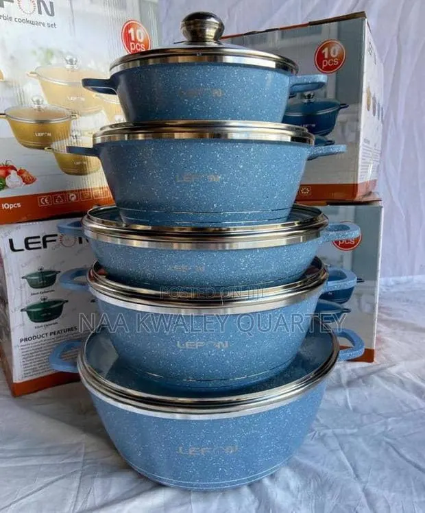 10pcs Nonstick Cookware Set · Photo 1