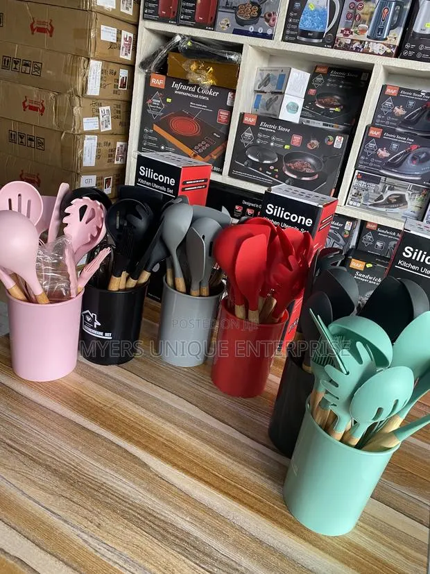 Premium Silicone Utensils Set Ladles for Non Stick Pots · Photo 1