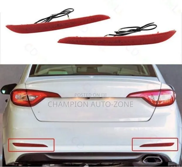 Hyundai Sonata 2015-2016-2017 Back/ Rear Bumper Reflector · Photo 1