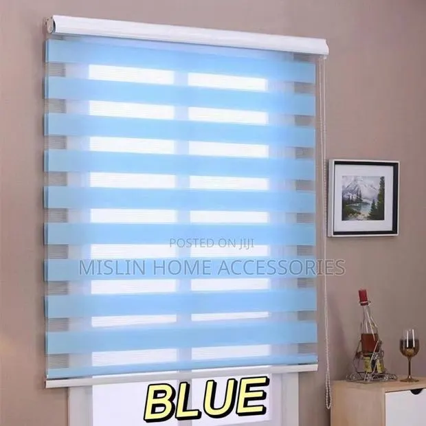 Window Blinds Blue Color · Photo 1
