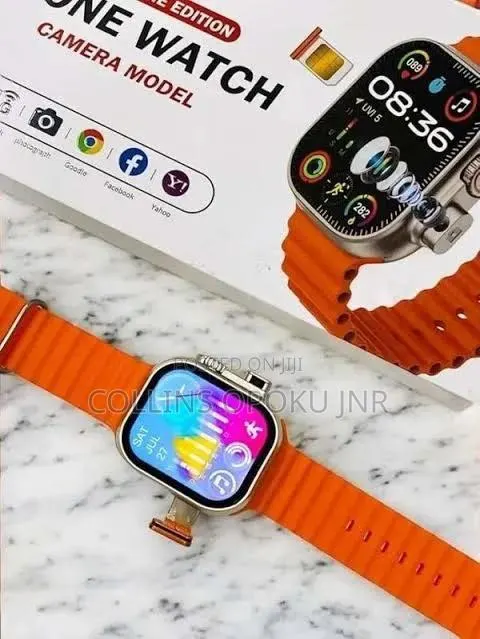 Bw9 Pro Online Edition Camera Smart Watch With Sim Slot - Orange · Photo 1