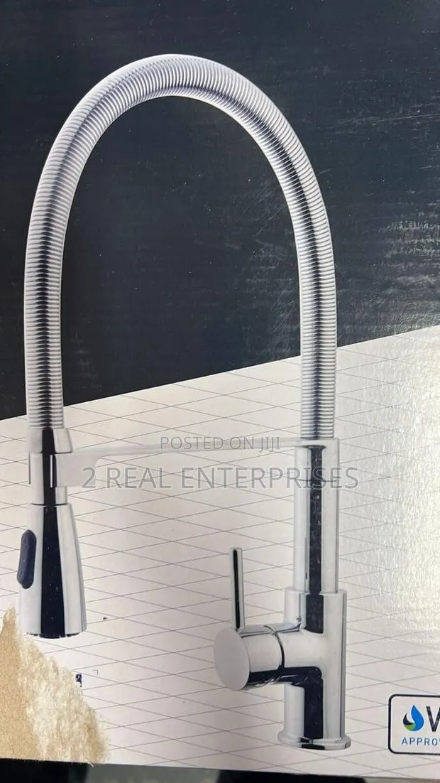Wickes Simeto Monobloc Pull Out Kitchen Sink Mixer Tap · Photo 1