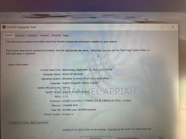 Laptop Dell Inspiron 15 16GB Intel Core i7 SSD 512GB · Photo 2