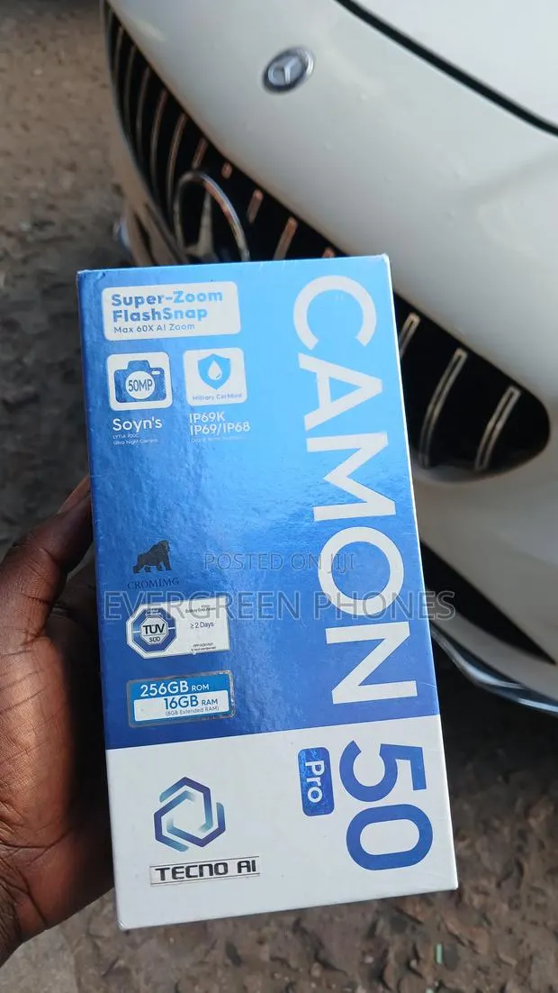 New Tecno Camon 50 Pro 256 GB Black · Photo 1