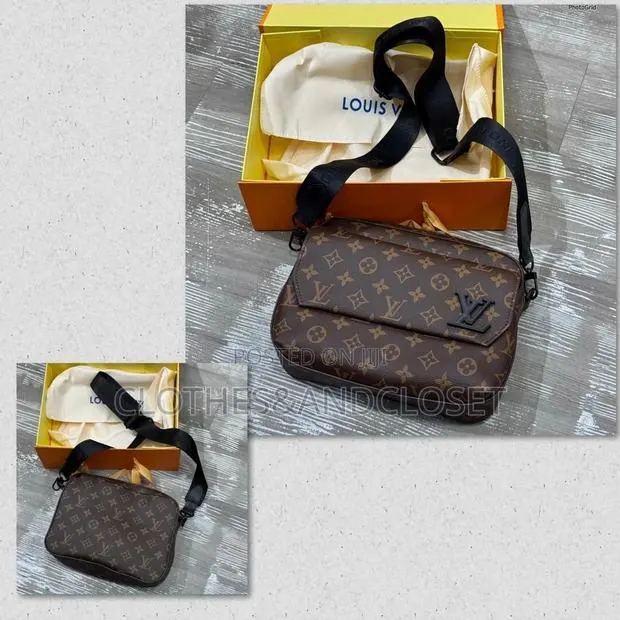 Louis Vuitton Monogram Macassar S Lock Messenger Bag · Photo 1