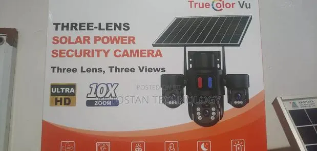 Tree Views CCTV Solar Camera With Solar Panels · Photo 1