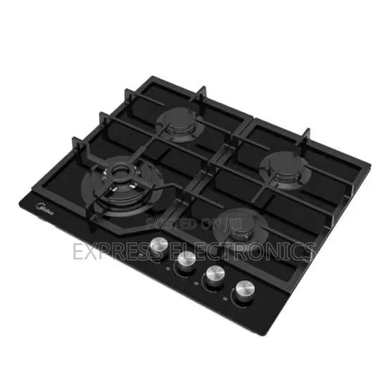 Lovely New Midea 4 Burner 60cm Gas Hob โ Black (60GJ084) ยท Photo 1