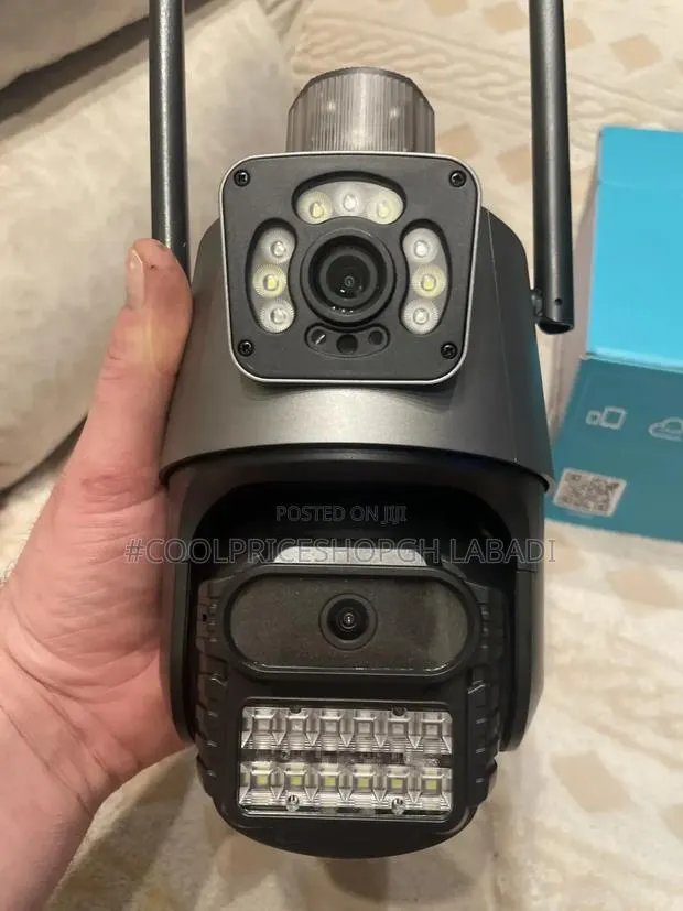 Dual Lens Screen Wifi CCTV Surveillance Cameras · Photo 1