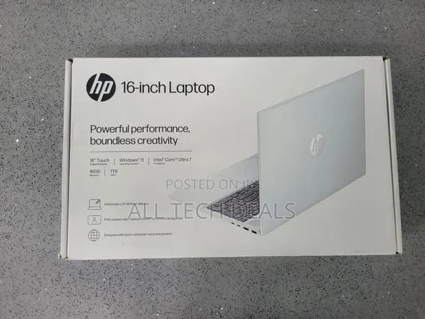 New Laptop HP OmniBook 5 16" 16GB Intel Core Ultra 7 SSD 1T · Photo 1