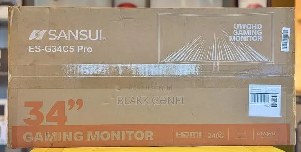 Sansui 34” Ultra Wide 240Hz Gaming Monitor · Photo 1