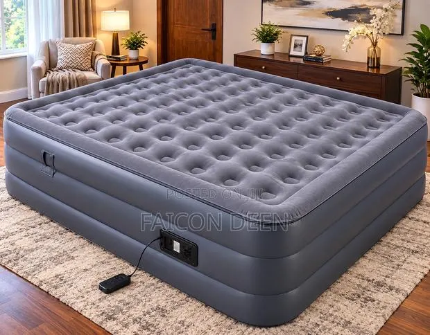 Soft Inflatable Haven :Double Size Automatic Inbuilt Air Mattress · Photo 1