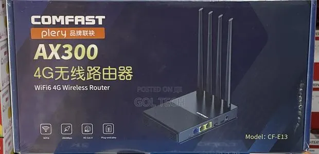 COMFAST AX300 WiFi 6 4G Wireless Router · Photo 1