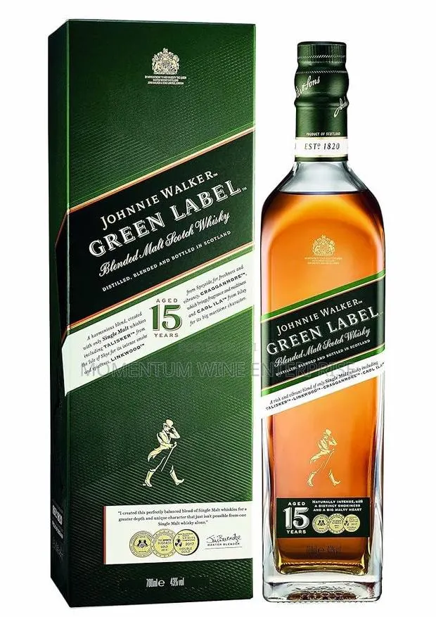 Johnnie Walker Green Label Blended Scotch Whisky 43%Vol 70cl · Photo 1
