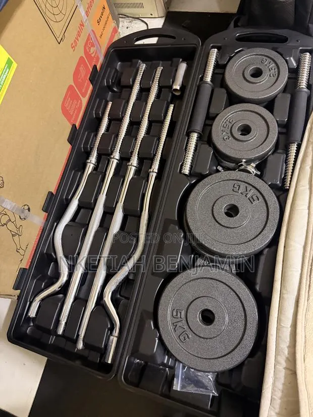 Adjustable 55kg Dumbell Set · Photo 1