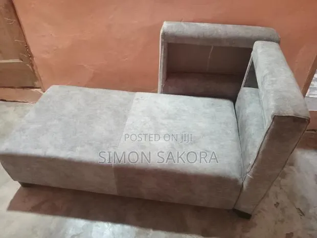 Premium L Shape Sofa With One Ottoman Stool. · Photo 1