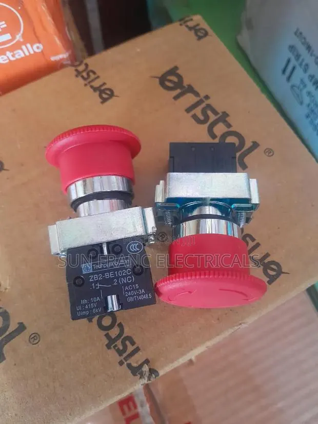 Zb2-Be102c 22mm Muchroom Emergency Stop Push Button 10a · Photo 1