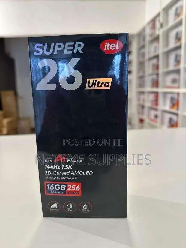 New Itel S26 Ultra 256 GB Black · Photo 1