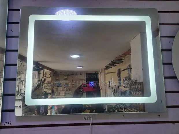 Rectangle Smart Bathroom Vanity Led Light Mirror · Photo 1